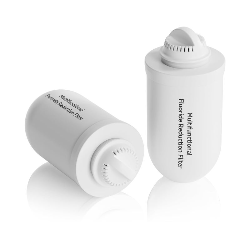 Purewell 2 Pack K8006 Multifunctional Fluoride Water Filter Elements, Replacement Filters for Purewell Upgraded PW-FH/PW-FH-CF/PW-FH-FT Gravity Water Filter System - Image 1